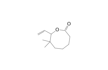 7,7-Dimethyl-8-ethenyloxocan-2-one