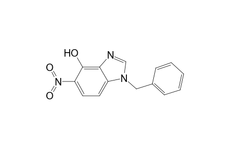 1H-Benzimidazol-4-ol, 5-nitro-1-(phenylmethyl)-