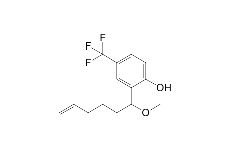 2-(1-Methoxyhex-5-enyl)-4-(trifluoromethyl)phenol