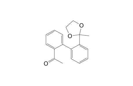 Ethanone, 1-[2'-(2-methyl-1,3-dioxolan-2-yl)[1,1'-biphenyl]-2-yl]-