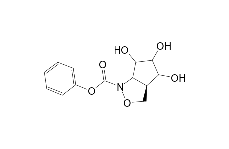 1H-Cyclopent[c]isoxazole, hexahydro-4,5,6-tris(phenylmethoxy)-, [3aR-(3a.alpha.,4.alpha.,5.beta.,6.alpha.,6a.alpha.)]-