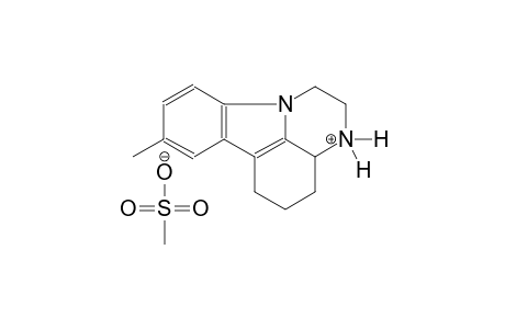 8-methyl-2,3,3a,4,5,6-hexahydro-1H-pyrazino[3,2,1-jk]carbazol-3-iummethanesulfonate