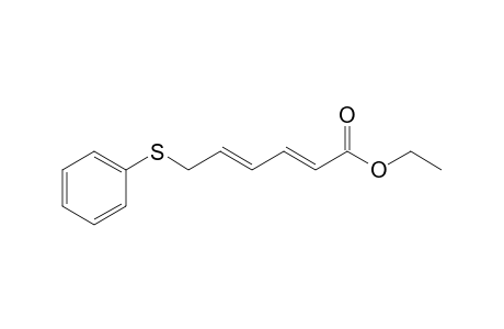 (2E,4E)-6-(phenylthio)hexa-2,4-dienoic acid ethyl ester