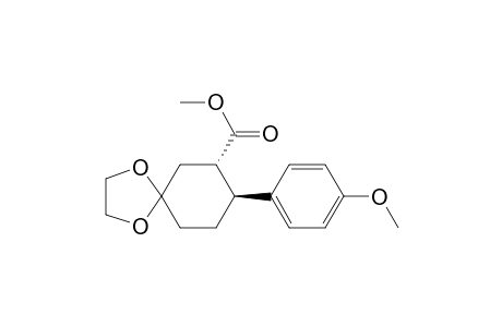 Methyl trans-8-(4'-Methoxyphenyl)-1,4-dioxaspiro[4,5]decane-7-carboxylate