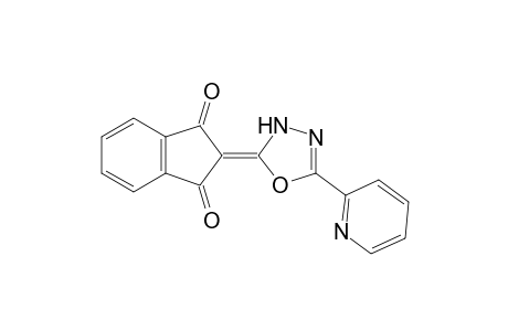 2-(5-(Pyridine-2-yl)-1,3,4-oxadiazol-2-(3H)-ylidene)-1H-indene-1,3-(2H)-dione