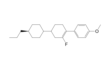 1-Fluoro-2-(4-methoxyphenyl)-5-(trans-4-propylcyclohexyl)cyclohex-1-ene