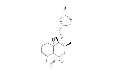 (4aS,7S,8R,8aS)-8-[2-(5-keto-2H-furan-3-yl)ethyl]-4,7,8-trimethyl-1,2,5,6,7,8a-hexahydronaphthalene-4a-carboxylic acid