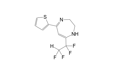 1H-1,4-diazepine, 2,3-dihydro-7-(1,1,2,2-tetrafluoroethyl)-5-(2-thienyl)-