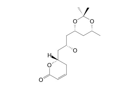 [2R,4S,6S-(2-HYDROXY-4,6-ACETONIDE)-HEPTYL]-5,6-DIHYDRO-2H-PYRAN-2-ONE