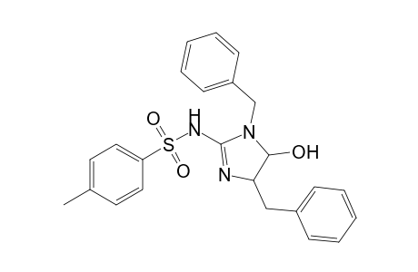 1,4-Dibenzyl-5-hydroxy-2-tosylamino-4,5-dihydroimidazole