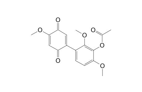 5-(3'-Acetoxy-2',4'-dimethoxyphenyl-2-methoxy-1,4-benzoquinone