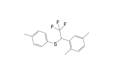 (1-(2,5-dimethylphenyl)-2,2,2-trifluoroethyl)(p-tolyl)sulfane