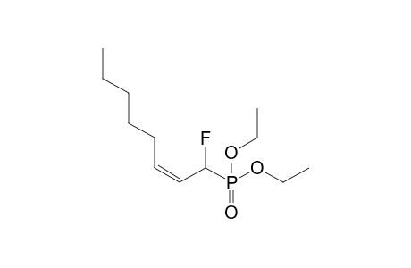 (Z)-Diethyl 1-fluorooct-2-enylphosphonate