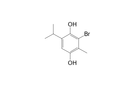 3-Bromo-5-isopropyl-2-methylbenzene-1,4-diol