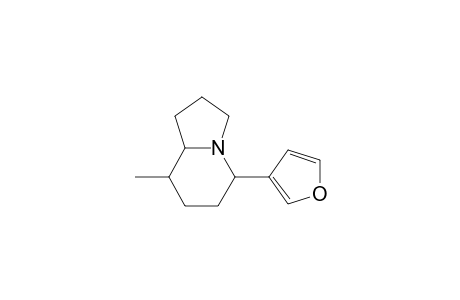 Indolizine, 5-(3-furanyl)octahydro-8-methyl-