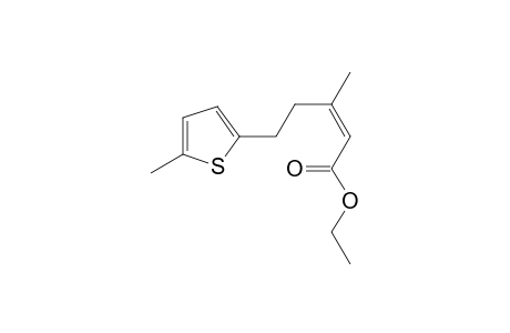 ethyl (Z)-3-methyl-5-(5-methyl-2-thienyl)pent-2-enoate