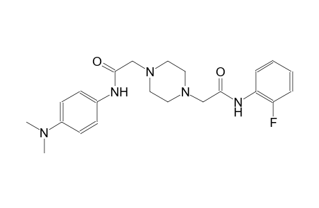 1,4-piperazinediacetamide, N~1~-[4-(dimethylamino)phenyl]-N~4~-(2-fluorophenyl)-