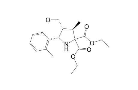 (3R,4R,5S)-4-formyl-3-methyl-5-(o-tolyl)-pyrrolidine-2,2-diethyl-dicarboxylate