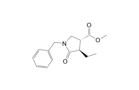 (3R,4R)-1-benzyl-4-ethyl-5-keto-pyrrolidine-3-carboxylic acid methyl ester