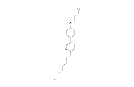 5-[4-(3-CHLOROPROPOXY)-PHENYL]-2-OCTYLPYRIMIDINE