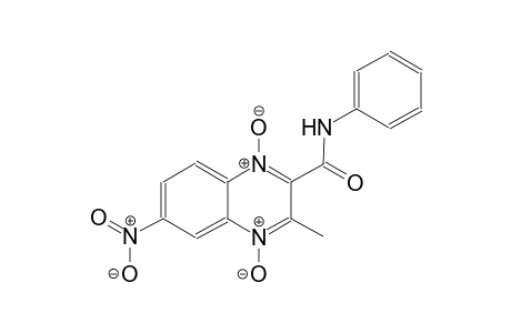 2-quinoxalinecarboxamide, 3-methyl-6-nitro-N-phenyl-, 1,4-dioxide