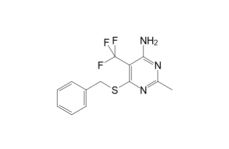 6-Benzylsulfanyl-2-methyl-5-trifluoromethyl-pyrimidin-4-ylamine