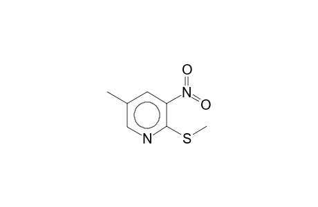 2-methylthio-3-nitro-5-methylpyridine