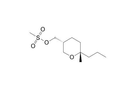(2S,5R)-5-(methanesulfonyloxymethyl)-2-methyl-2-propyltetrahydropyran