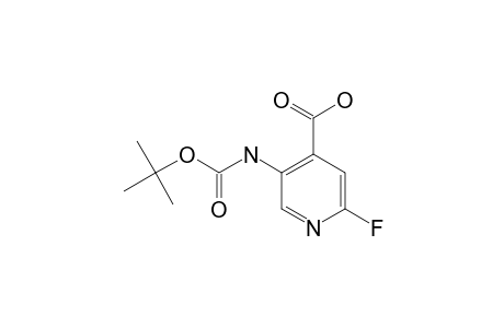 2-FLUORO-5-(tert-BUTOXY-CARBONYL-AMINO)-PYRIDINE-4-CARBOXYLIC-ACID