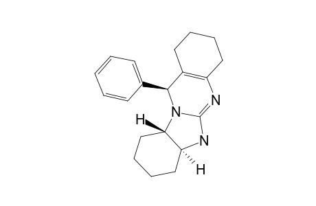 TRANS-6A-ALPHA-12-BETA-PHENYL-1,2,3,4,5,6A,7,8,9,10,10A,12-DODECAHYDROBENZIMIDAZO-[2,1-B]-QUINAZOLINE