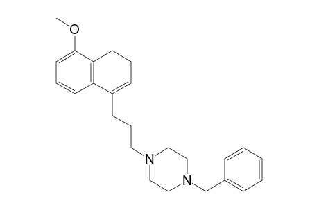 1-Benzyl-4-[3-(5-methoxy-3,4-dihydronaphthalen-1-yl)propyl]piperazine