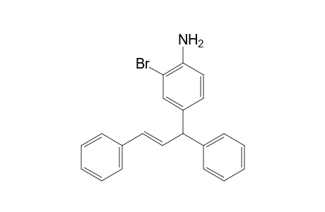 (E)-2-Bromo-4-(1,3-diphenylallyl)aniline