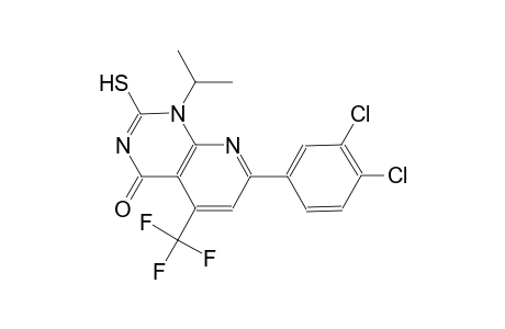 pyrido[2,3-d]pyrimidin-4(1H)-one, 7-(3,4-dichlorophenyl)-2-mercapto-1-(1-methylethyl)-5-(trifluoromethyl)-