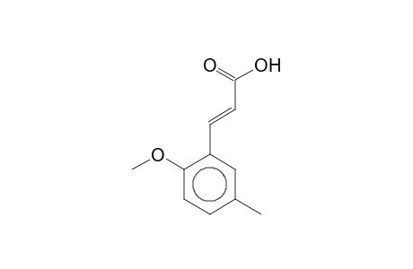 3-(2-Methoxy-5-methylphenyl)acrylic acid