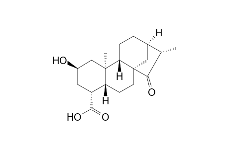 (1R,4R,5R,7R,9R,10S,13R,14S)-7-hydroxy-9,14-dimethyl-15-oxotetracyclo[11.2.1.0(1,10).0(4,9)]hexadecane-5-carboxylic acid