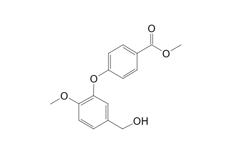 Methyl 4-[5'-(hydroxymethyl)-2'-methoxyphenoxy)benzoate