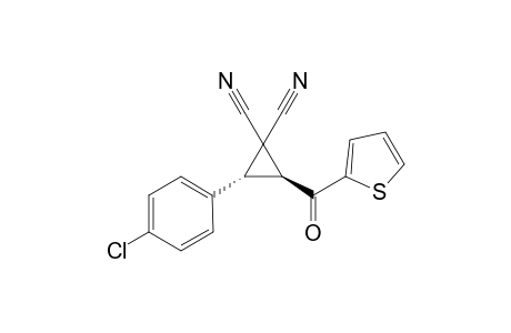 trans-2-(4-Chlorophenyl)-3,3-dicyano-1-thienoylcyclopropane