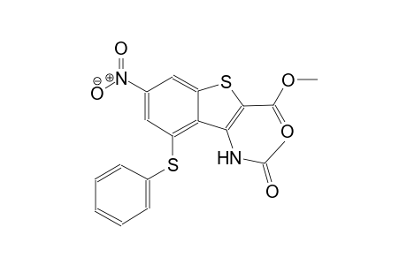 3-Acetamido-6-nitro-4-(phenylthio)-1-benzothiophene-2-carboxylic acid methyl ester