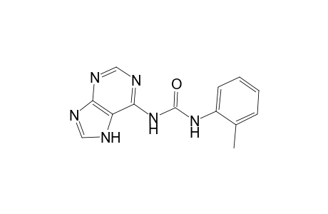 Urea, N-(2-methylphenyl)-N'-1H-purin-6-yl-