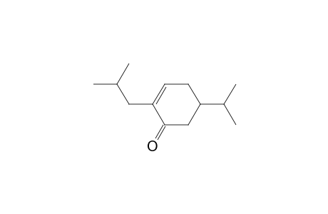 2-Cyclohexen-1-one, 5-(1-methylethyl)-2-(2-methylpropyl)-