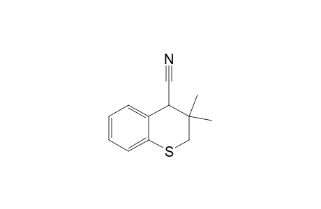 2H-1-Benzothiopyran-4-carbonitrile, 3,4-dihydro-3,3-dimethyl-