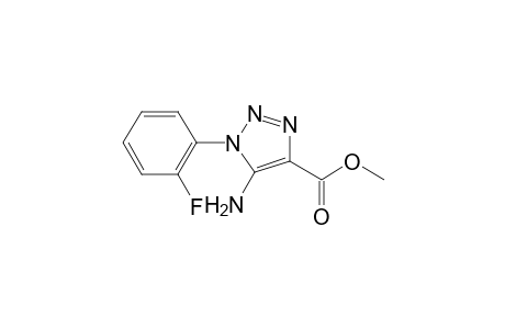 1H-1,2,3-Triazole-4-carboxylic acid, 5-amino-1-(2-fluorophenyl)-, methyl ester