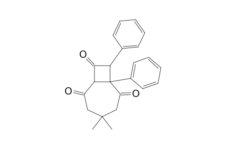 Bicyclo[5.2.0]nonane-2,6,8-trione, 4,4-dimethyl-1,9-diphenyl-