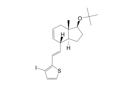 2-[(E)-2-((1S,3aS,4S,7aS)-1-tert-Butoxy-7a-methyl-2,3,3a,4,7,7a-hexahydro-1H-inden-4-yl)-vinyl]-3-iodo-thiophene