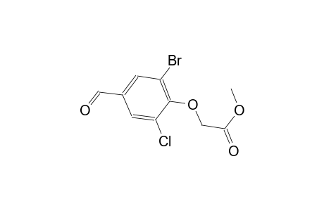 methyl (2-bromo-6-chloro-4-formylphenoxy)acetate