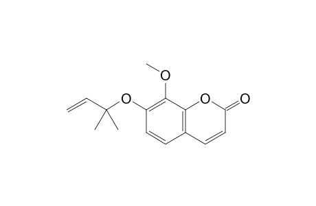 7-[(1',1'-Dimethylallyl)oxy]-8-methoxycoumarin