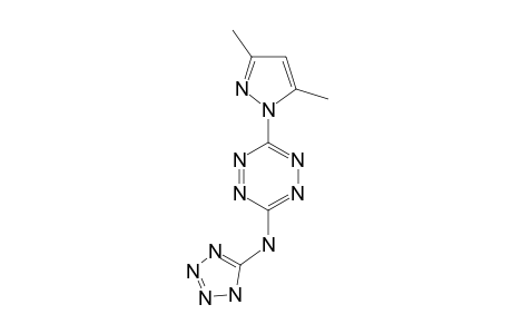 3-(1H-1,2,3,4-TETRAZOL-5-YL-AMINO)-6-(3,5-DIMETHYL-PYRAZOL-1-YL)-S-TETRAZINE-MONOHYDRATE