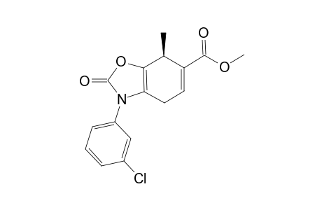 5-Carbomethoxy-7-methyl-N-(m-chlorophenyl)-4,7-dihydrobenzoxazol-2-one