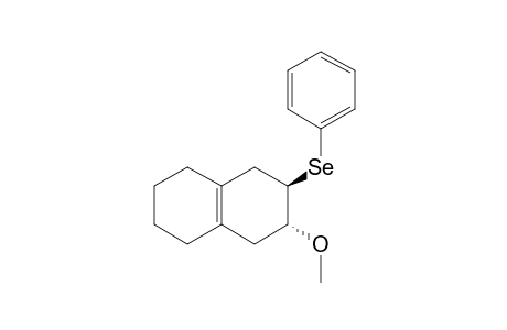 TRANS-3-PHENYLSELENO-4-METHOXYBICYCLO-[4.4.0]-DECA-1(6)-ENE