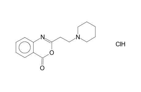 2-[2-(1-piperidinyl)ethyl]-4H-3,1-benzoxazin-4-one hydrochloride